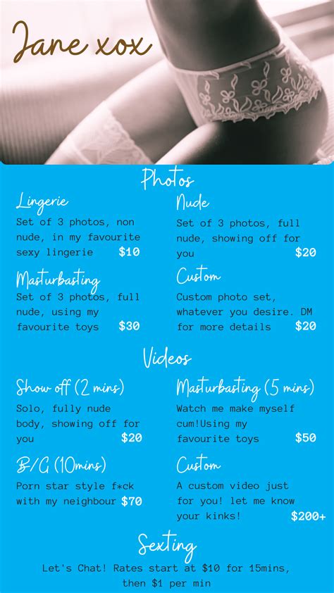 onlyfans tip menu|How to Make Your Perfect OnlyFans Tip Menu